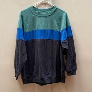 American Eagle Ahh-amazingly soft color block sweatshirt - jegging fit M